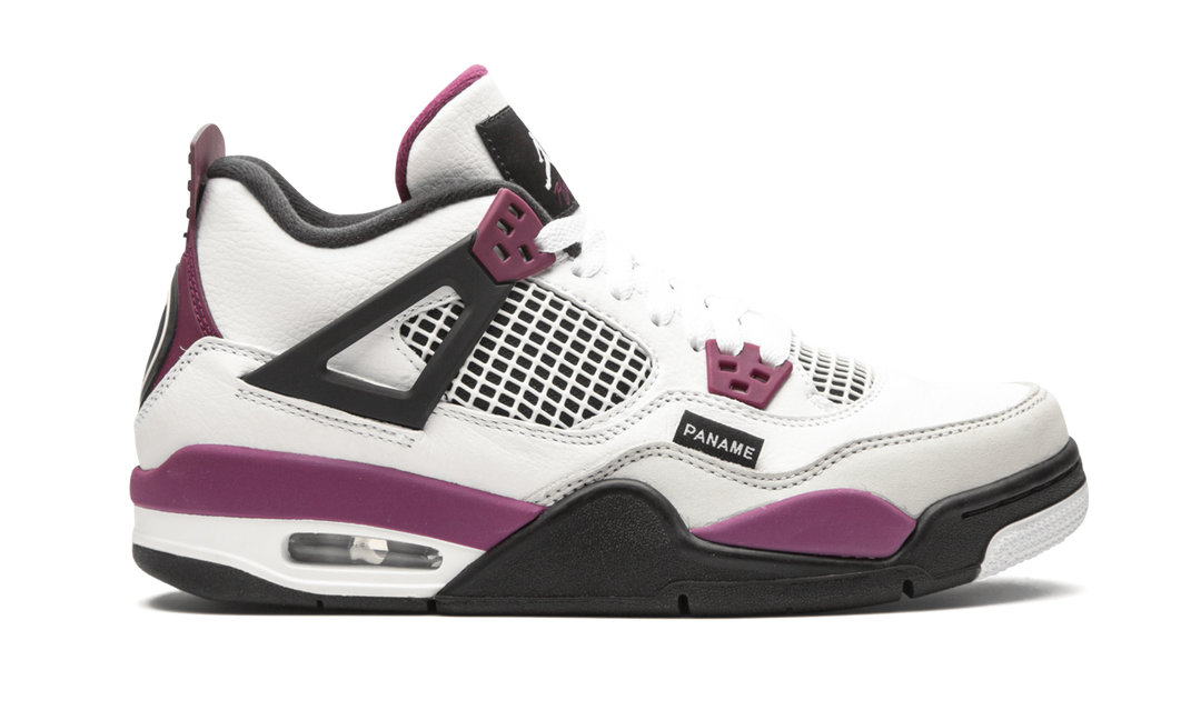 AIR JORDAN 4 X PSG WHITE NEUTRAL GREY BORDEAUX GS
