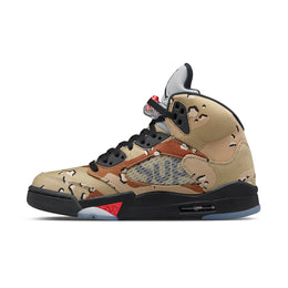AIR JORDAN 5 RETRO DESERT CAMO X SUPREME