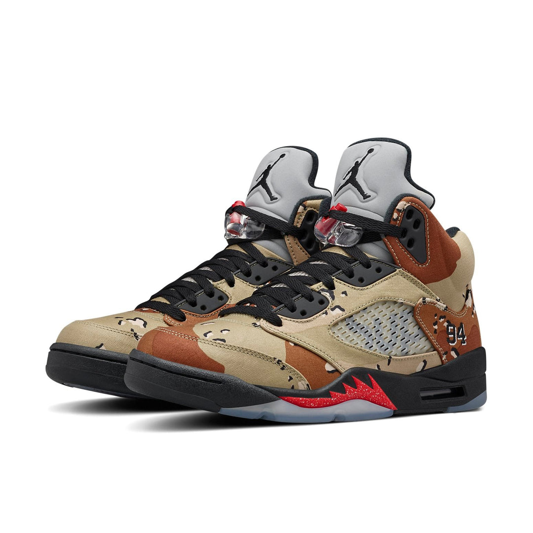 AIR JORDAN 5 RETRO DESERT CAMO X SUPREME