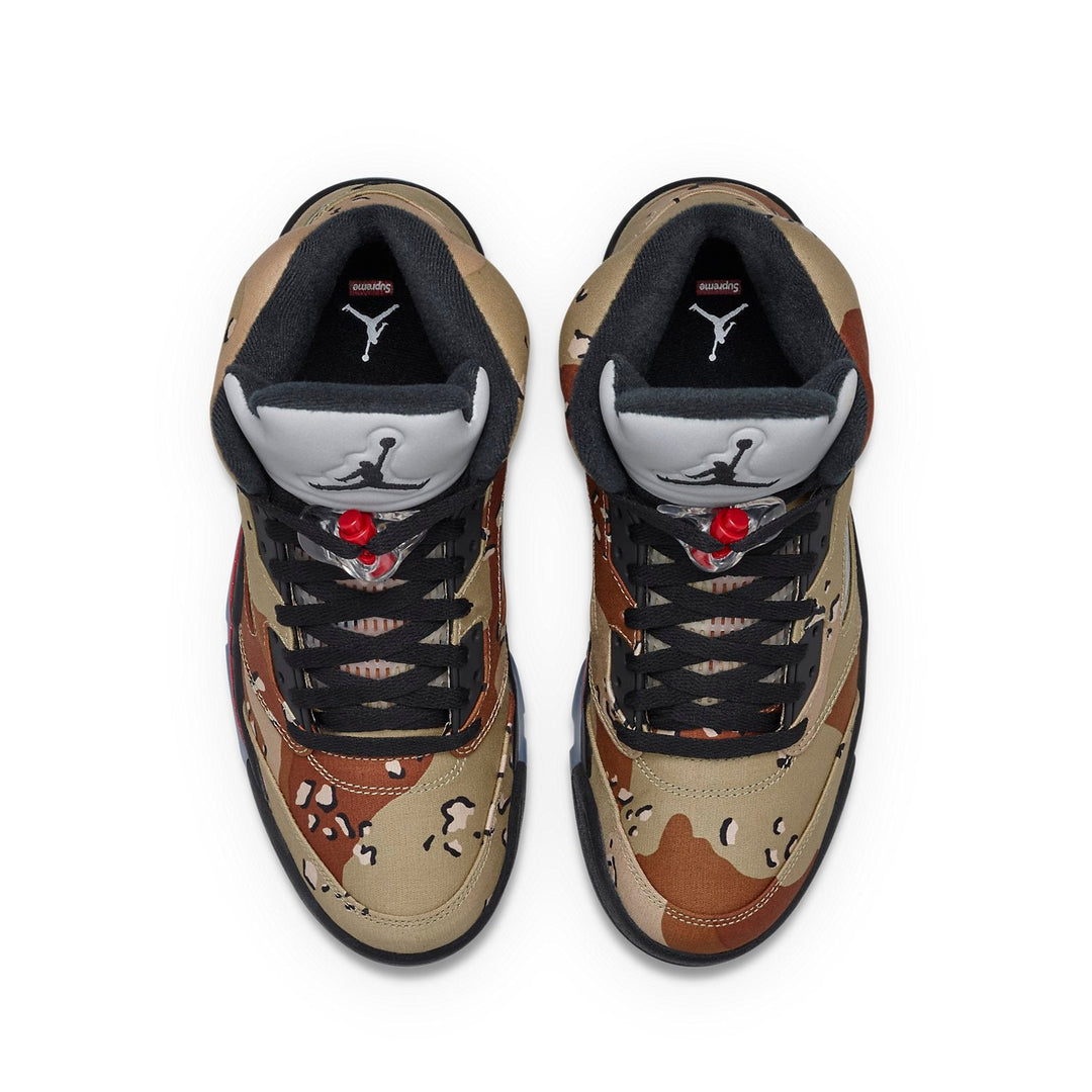 AIR JORDAN 5 RETRO DESERT CAMO X SUPREME