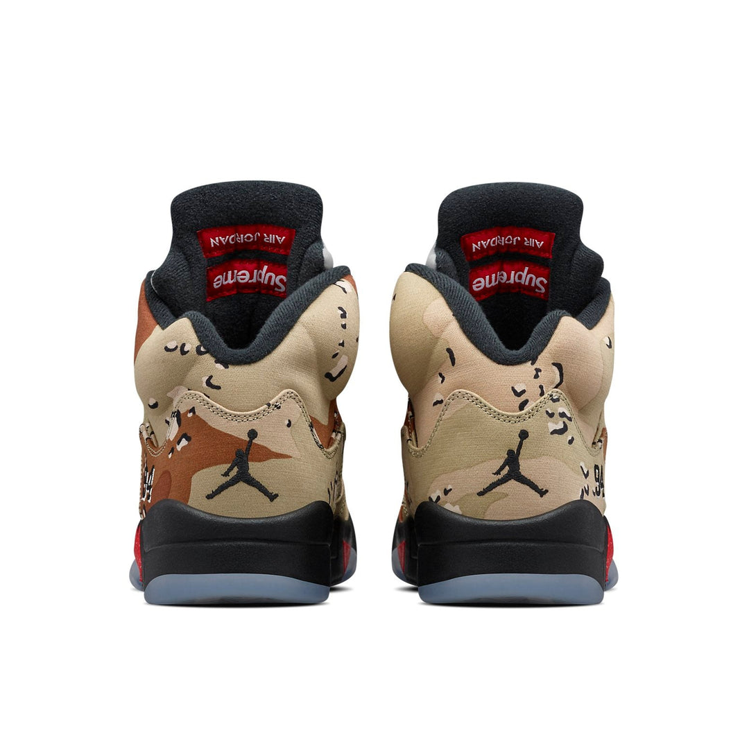 AIR JORDAN 5 RETRO DESERT CAMO X SUPREME