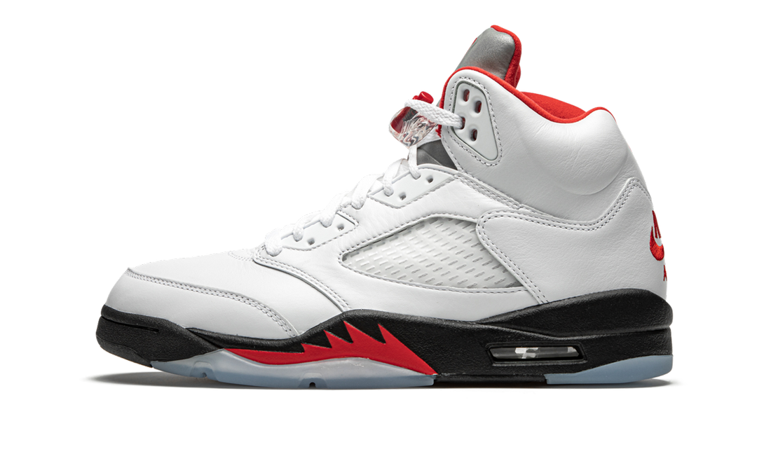 AIR JORDAN 5 RETRO FIRE RED SILVER TONGUE