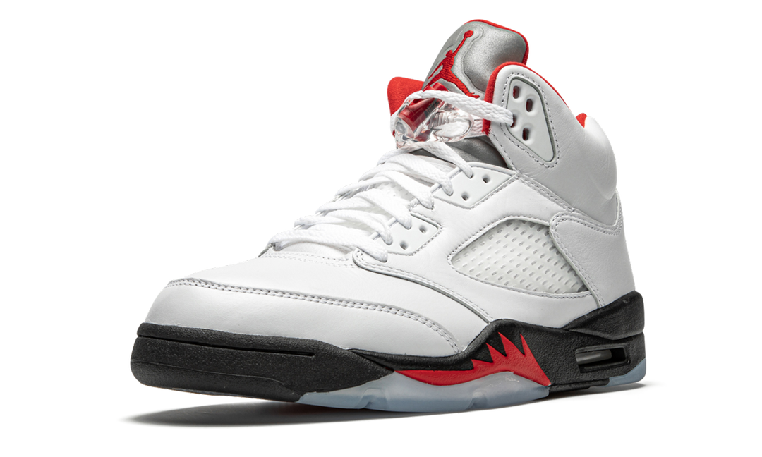 AIR JORDAN 5 RETRO FIRE RED SILVER TONGUE