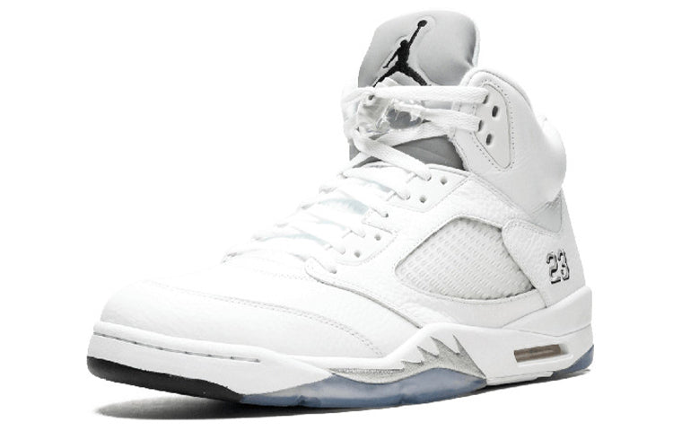 AIR JORDAN 5 RETRO WHITE METALLIC 2015