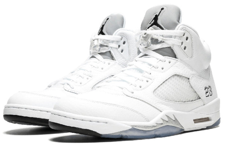 AIR JORDAN 5 RETRO WHITE METALLIC 2015