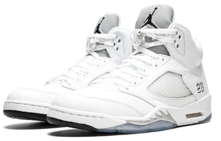 AIR JORDAN 5 RETRO WHITE METALLIC 2015
