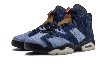 AIR JORDAN 6 RETRO WASHED DENIM GS — Stock