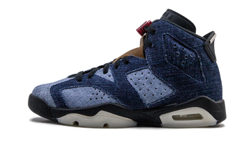 AIR JORDAN 6 RETRO WASHED DENIM GS — Stock