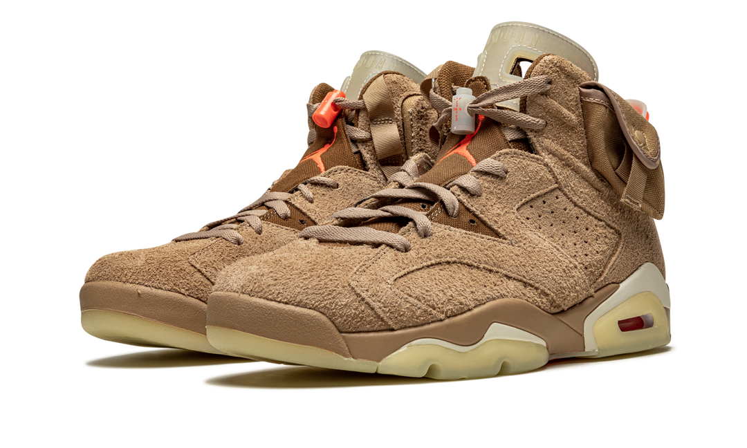 AIR JORDAN 6 RETRO X TRAVIS SCOTT BRITISH KHAKI