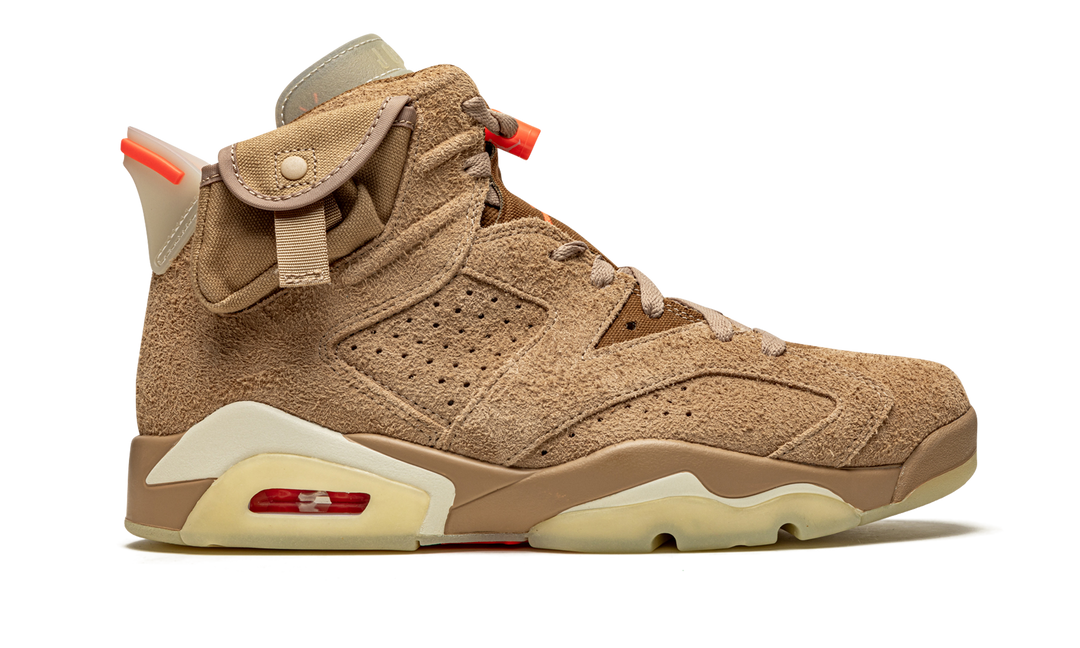 AIR JORDAN 6 RETRO X TRAVIS SCOTT BRITISH KHAKI