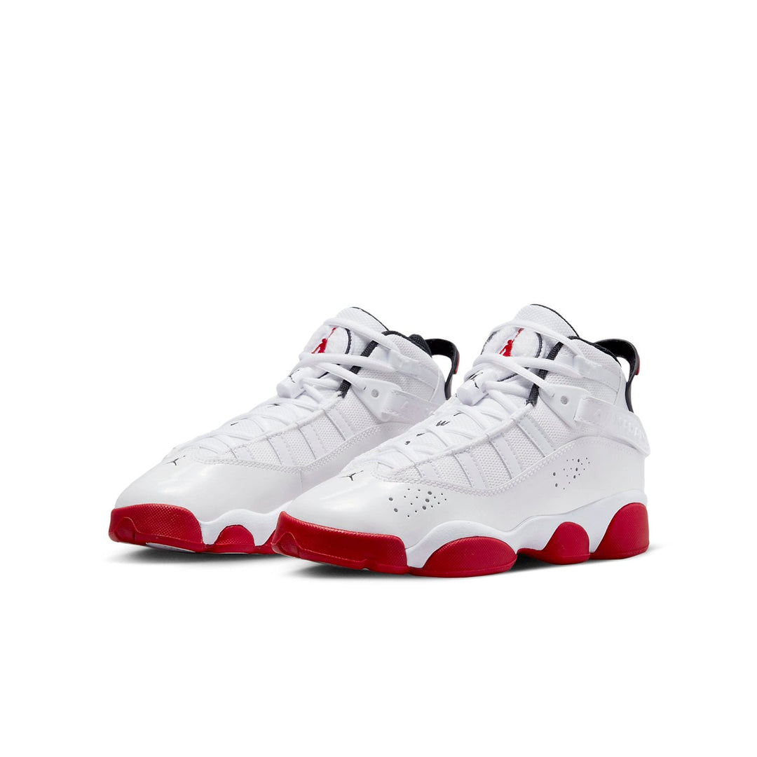 AIR JORDAN 6 RINGS WHITE UNIVERSITY RED GS