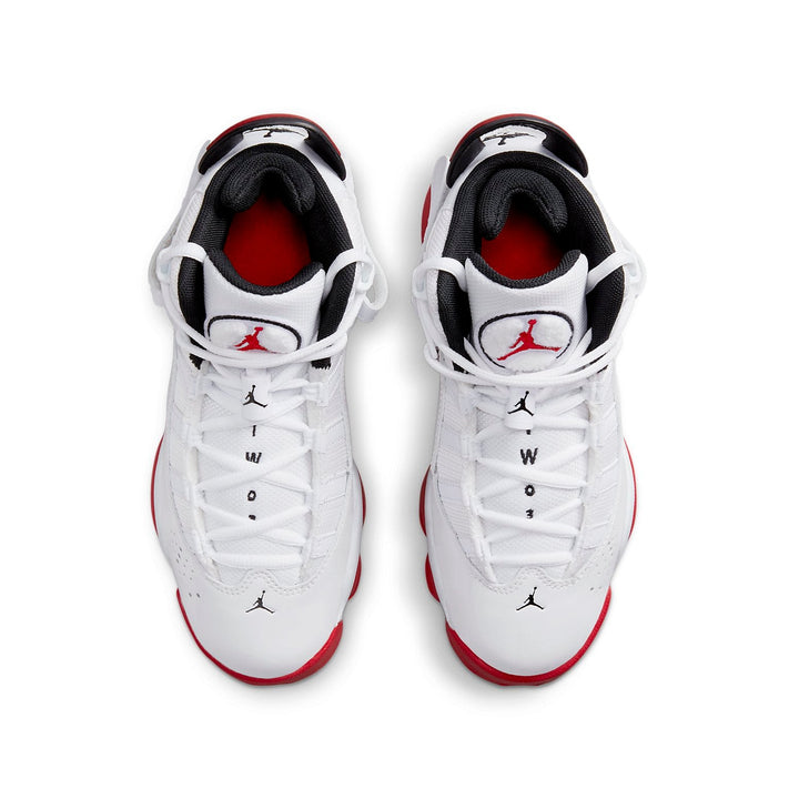 AIR JORDAN 6 RINGS WHITE UNIVERSITY RED GS
