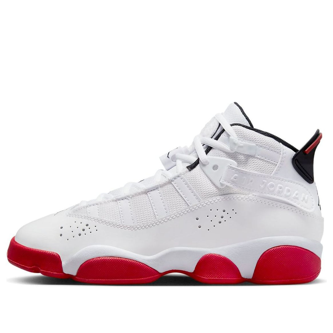 AIR JORDAN 6 RINGS WHITE UNIVERSITY RED GS
