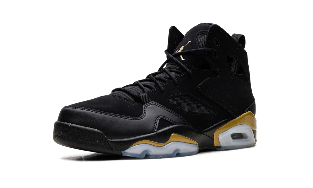 AIR JORDAN FLIGHT CLUB 91 BLACK METALLIC GOLD