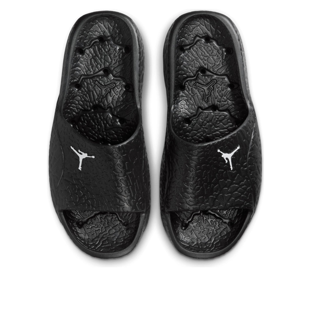 AIR JORDAN FRANCHISE SHOWER SLIDES BLACK WHITE