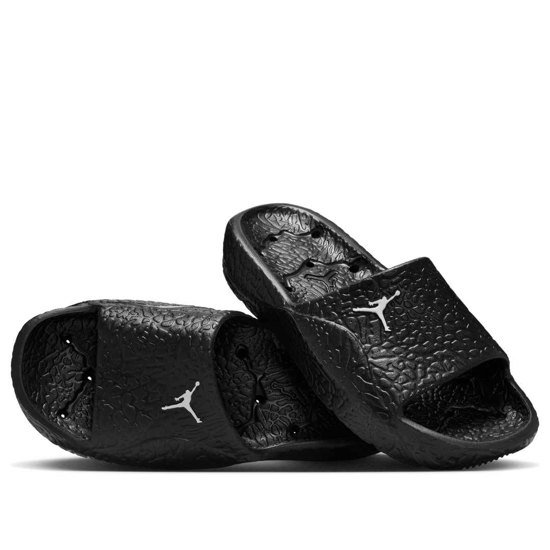 AIR JORDAN FRANCHISE SHOWER SLIDES BLACK WHITE