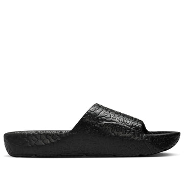 AIR JORDAN FRANCHISE SHOWER SLIDES BLACK WHITE — Stock