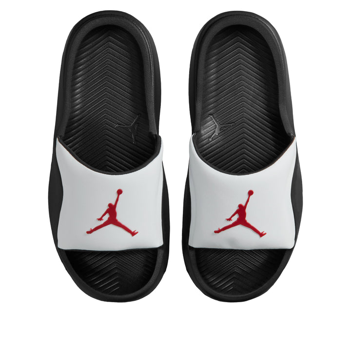 AIR JORDAN FRANCHISE SLIDE WHITE BLACK GYM RED GS