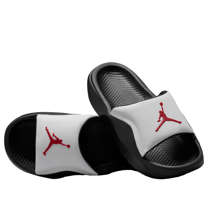 AIR JORDAN FRANCHISE SLIDE WHITE BLACK GYM RED GS