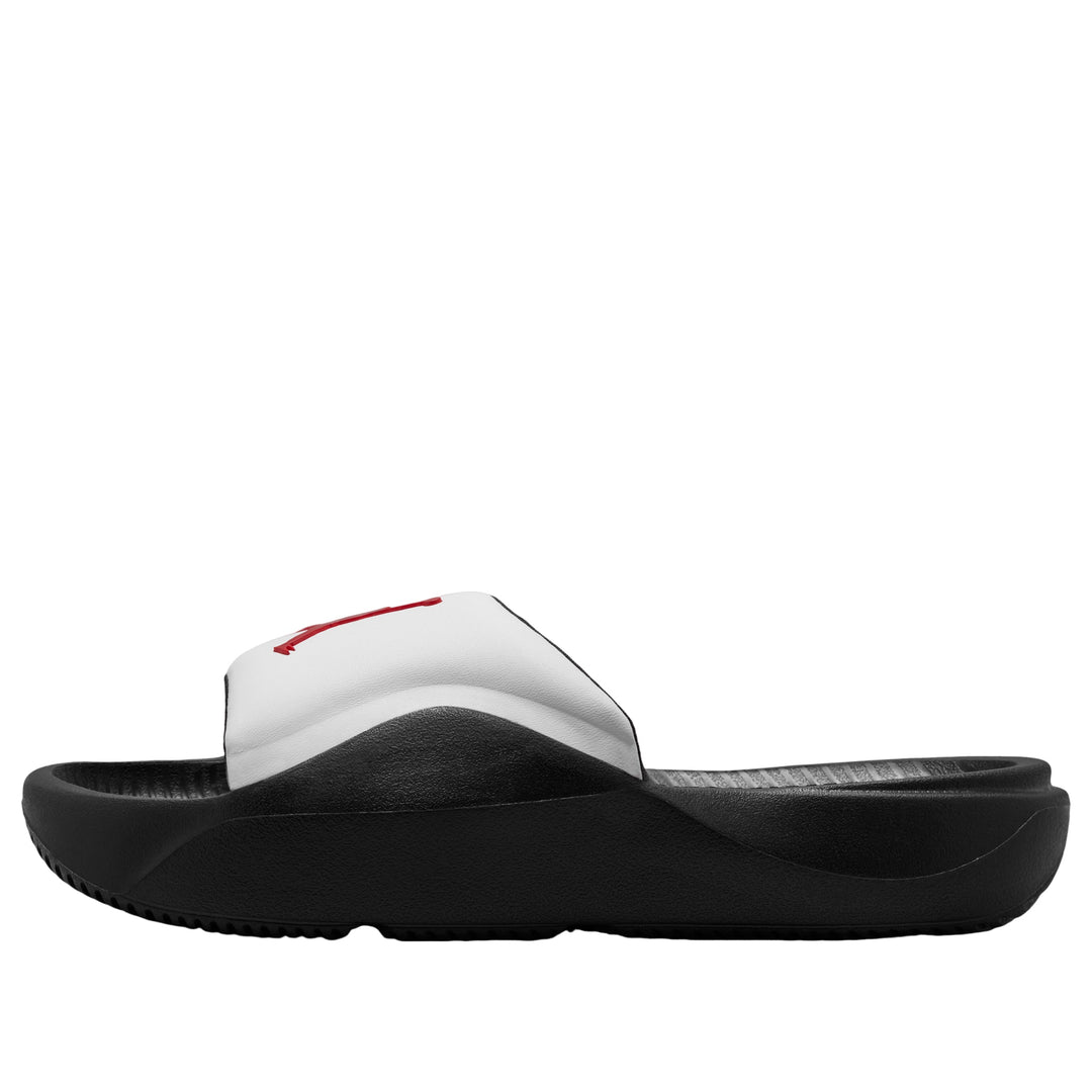 AIR JORDAN FRANCHISE SLIDE WHITE BLACK GYM RED GS