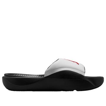 AIR JORDAN FRANCHISE SLIDE WHITE BLACK GYM RED GS — Stock