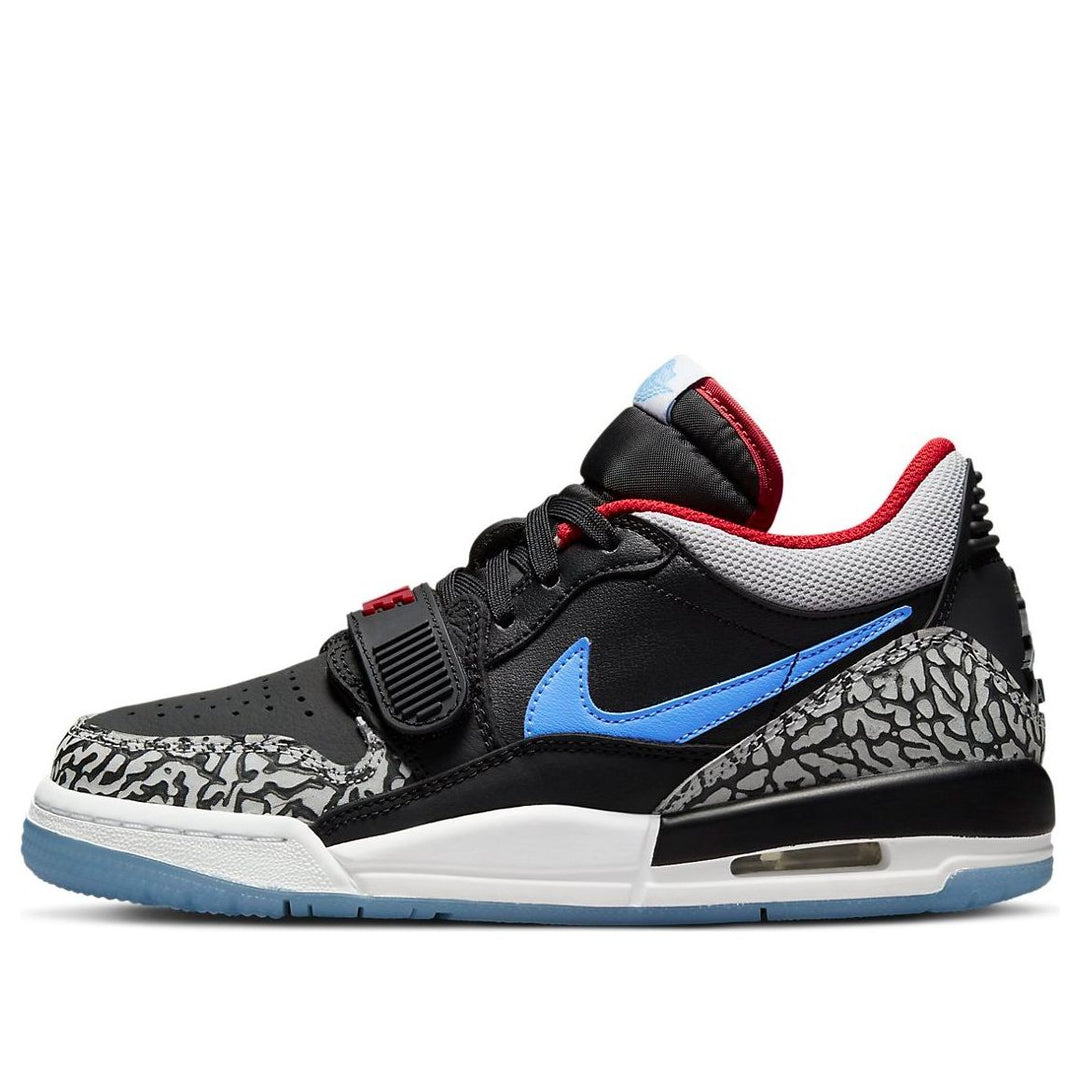 AIR JORDAN LEGACY 312 LOW BLACK VALUE BLUE GS