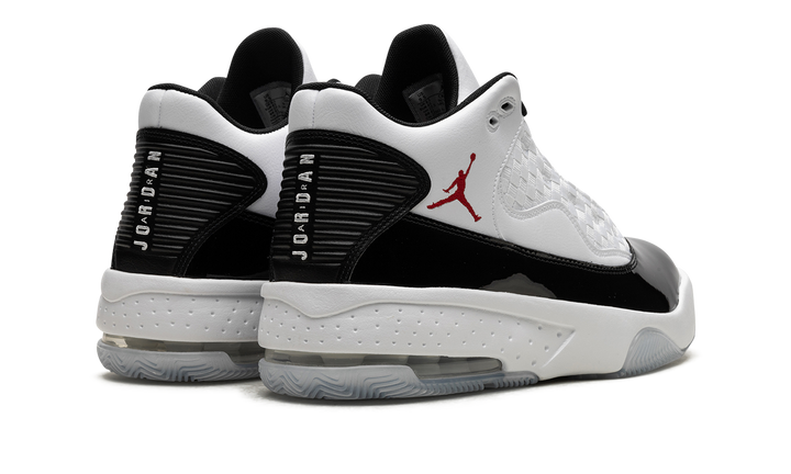 AIR JORDAN MAX AURA 2 WHITE BLACK GYM RED
