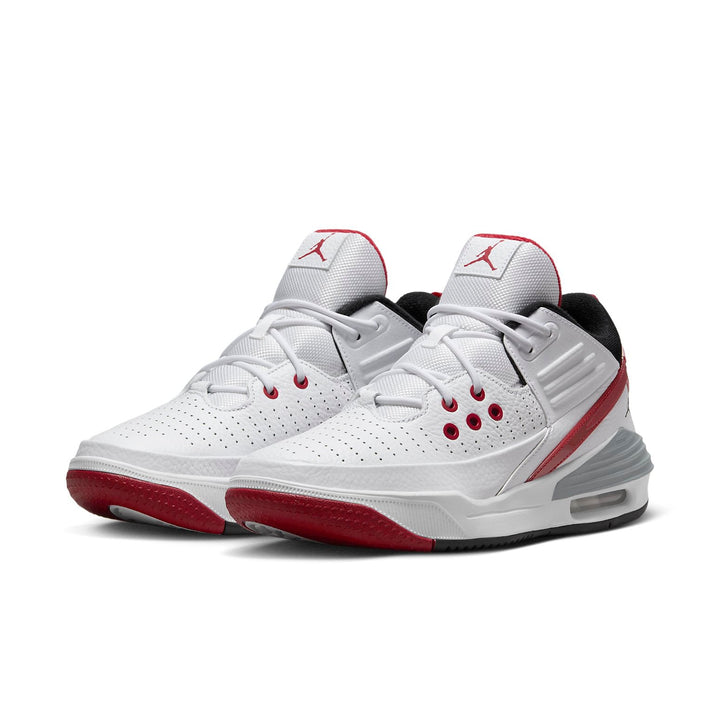 AIR JORDAN MAX AURA 5 WHITE VARSITY RED