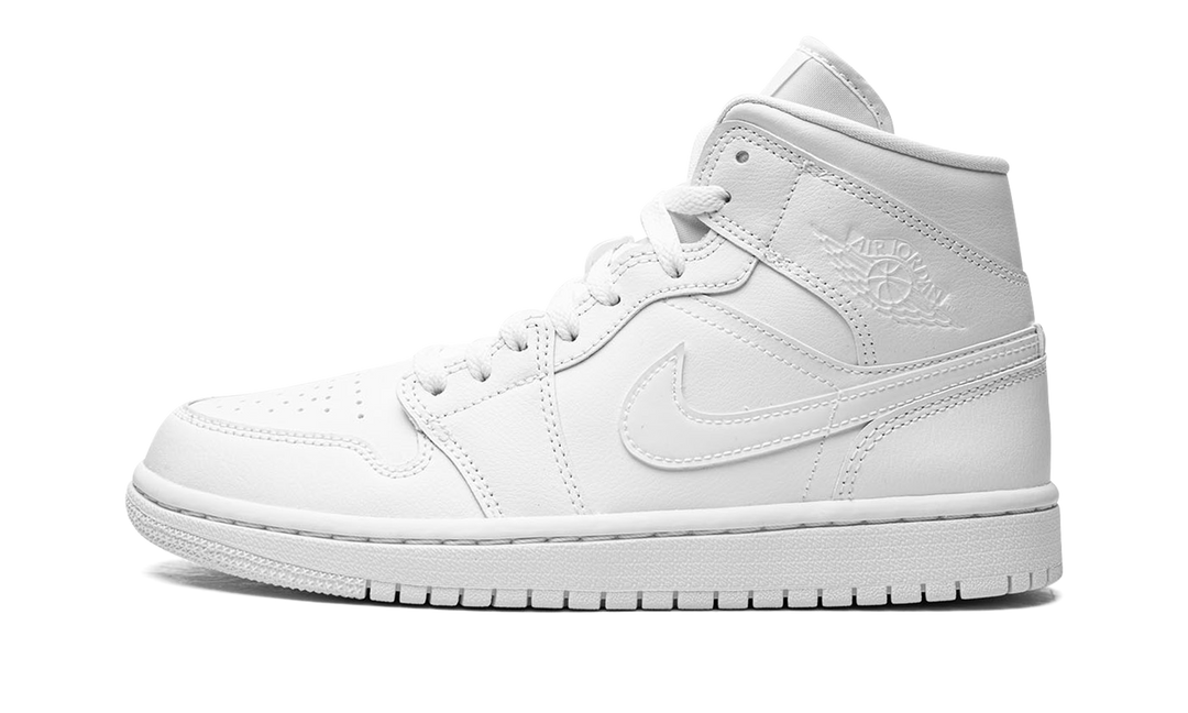 AIR JORDAN MID TRIPLE WHITE (2022) (WOMEN&