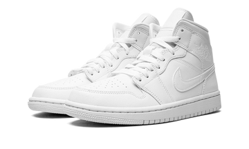 AIR JORDAN MID TRIPLE WHITE (2022) (WOMEN'S) — Stock