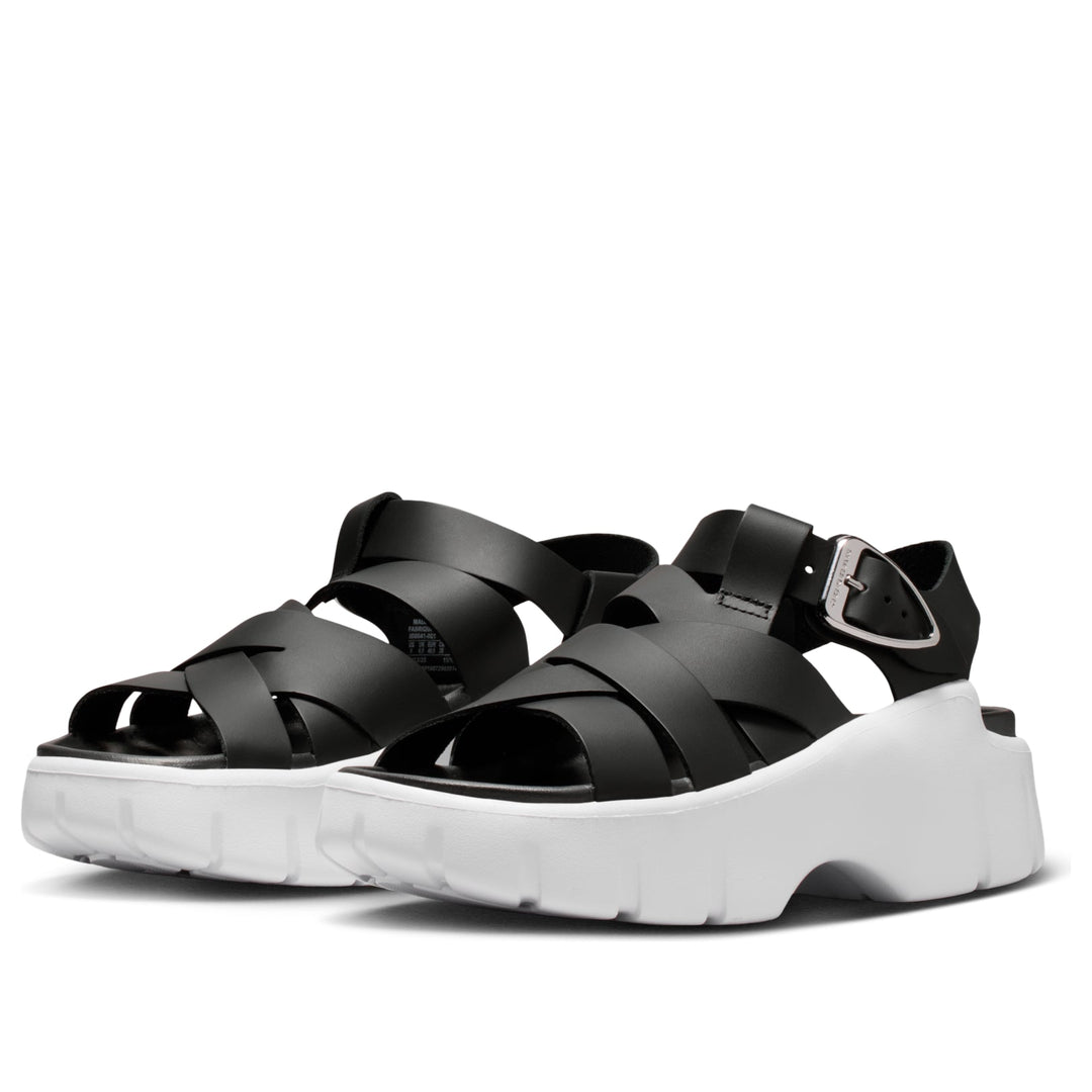 AIR JORDAN WILLOW SANDAL BLACK WHITE WOMENS