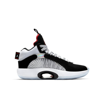 AIR JORDAN XXXV BLACK WHITE CHILE RED GS — Stock
