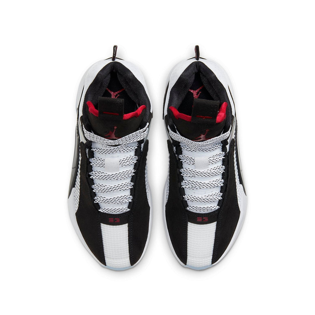 AIR JORDAN XXXV BLACK WHITE CHILE RED GS
