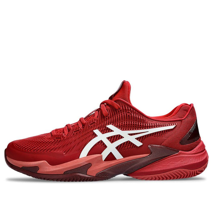 ASICS COURT FF 3 NOVAK CLAY CRANBERRY WHITE