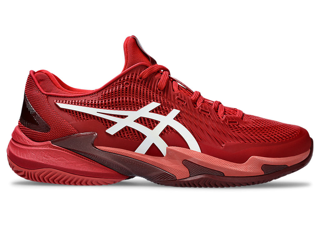 ASICS COURT FF 3 NOVAK CLAY CRANBERRY WHITE