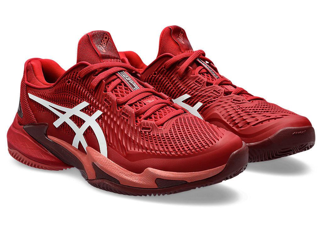 ASICS COURT FF 3 NOVAK CLAY CRANBERRY WHITE