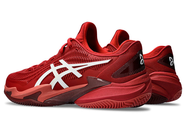 ASICS COURT FF 3 NOVAK CLAY CRANBERRY WHITE