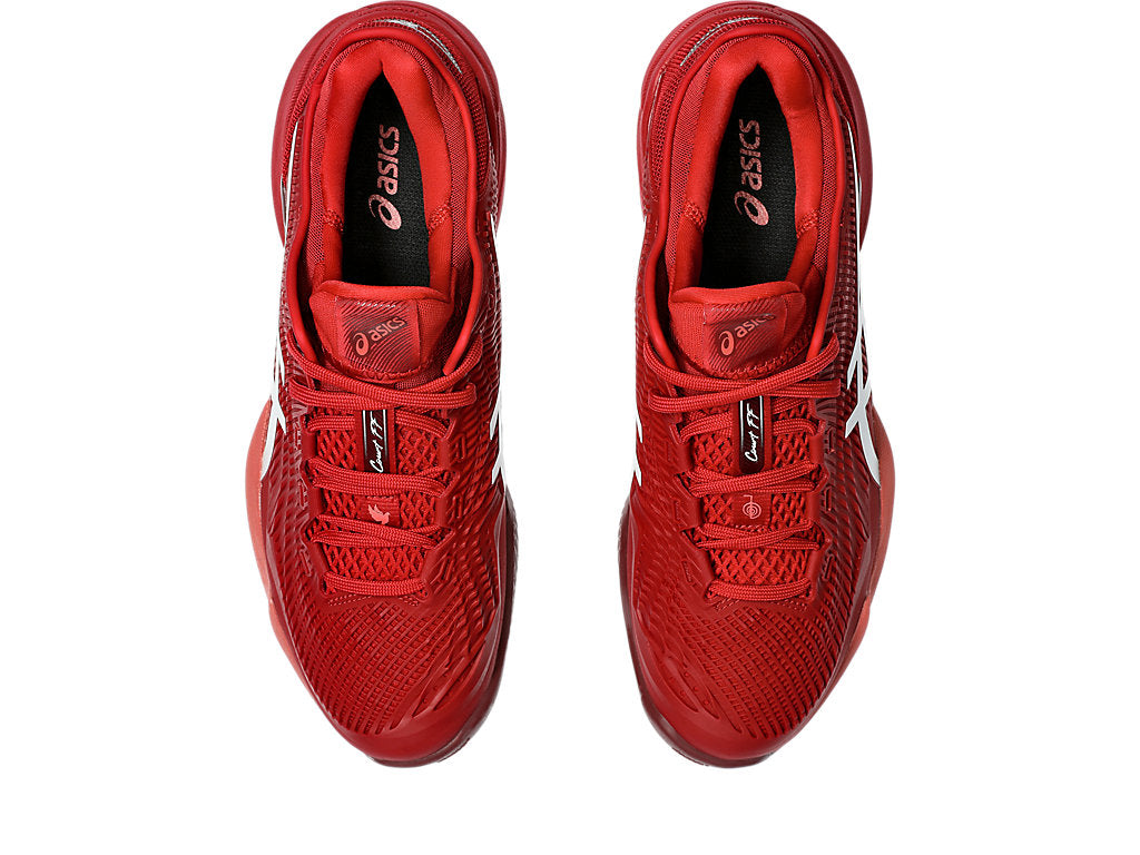 ASICS COURT FF 3 NOVAK CLAY CRANBERRY WHITE