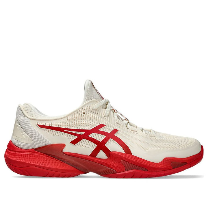 ASICS COURT FF 3 NOVAK CREAM CLASSIC RED