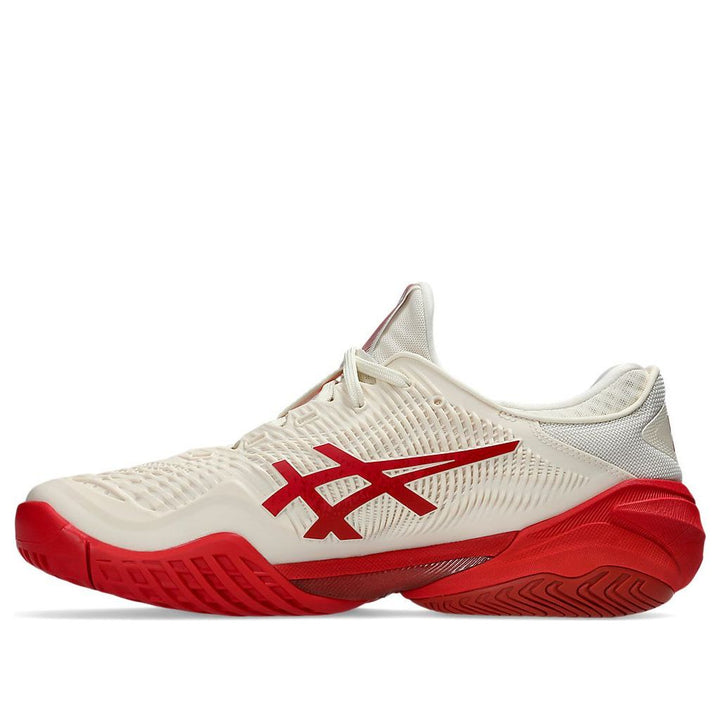 ASICS COURT FF 3 NOVAK CREAM CLASSIC RED