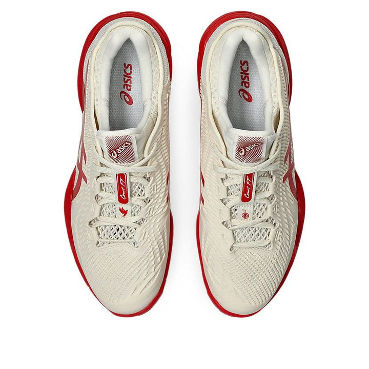 ASICS COURT FF 3 NOVAK CREAM CLASSIC RED