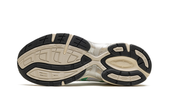 ASICS GEL-1130 WHITE MALACHITE GREEN OFF WHITE MIDSOLE WOMENS