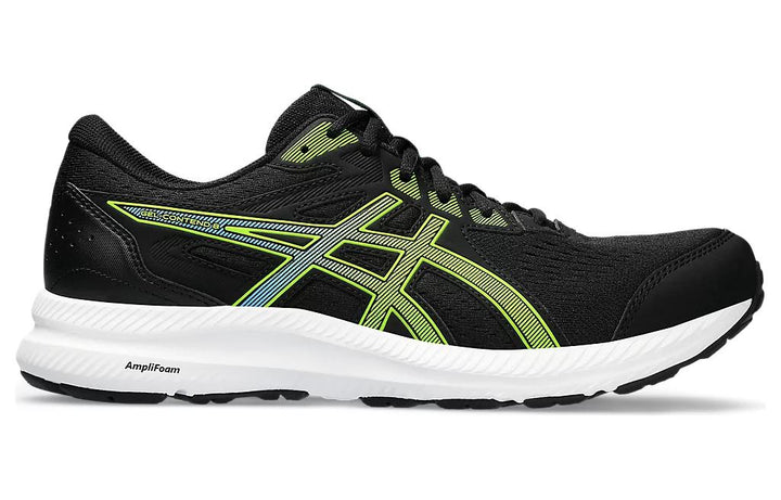 ASICS GEL-CONTEND 8 BLACK ELECTRIC LIME