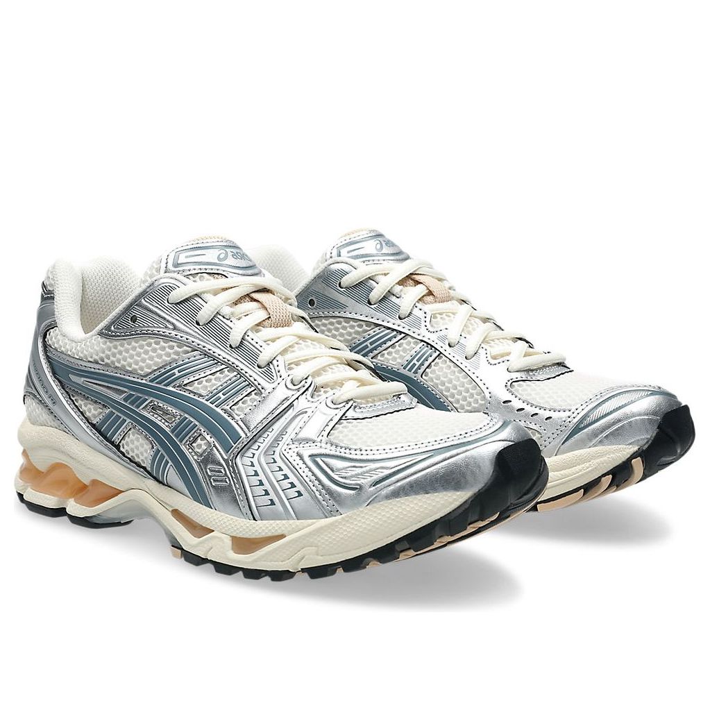 ASICS GEL-KAYANO 14 BIRCH PURE SILVER TEAL GOLD