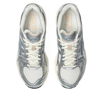 ASICS GEL-KAYANO 14 BIRCH PURE SILVER TEAL GOLD — Stock