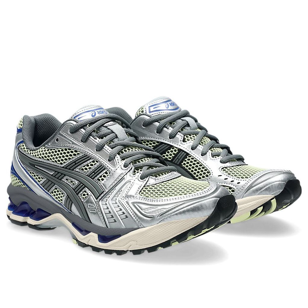 ASICS GEL-KAYANO 14 SOFT YELLOW ASICS BLUE