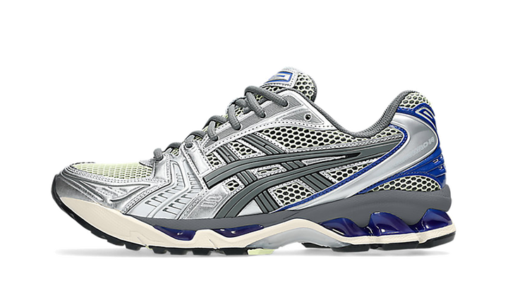 ASICS GEL-KAYANO 14 SOFT YELLOW ASICS BLUE