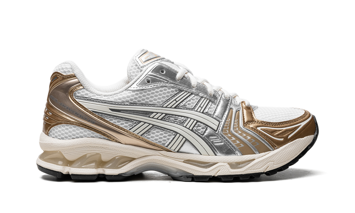 ASICS GEL-KAYANO 14 WHITE CREAM GOLD WOMENS