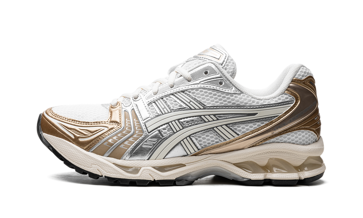 ASICS GEL-KAYANO 14 WHITE CREAM GOLD WOMENS