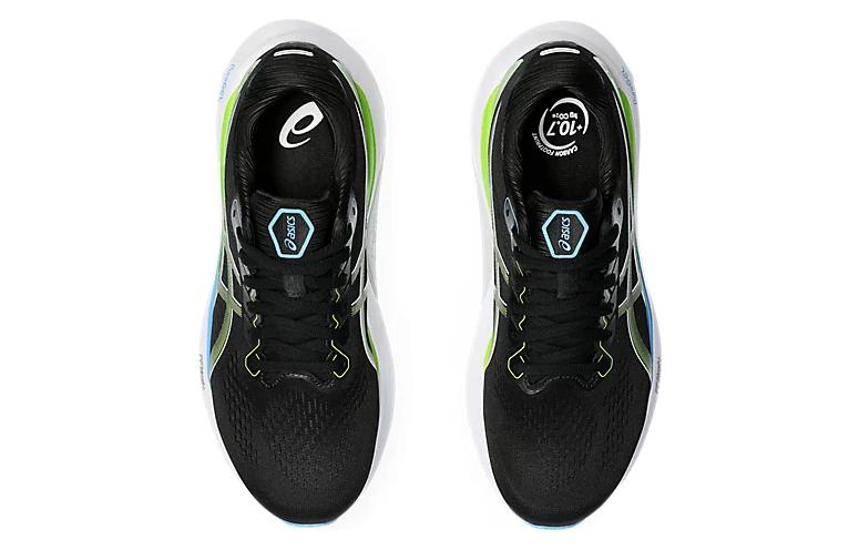 ASICS GEL-KAYANO 30 BLACK ELECTRIC LIME